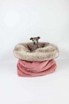 Kuschelhöhle FiouStar Royal Cord Pink